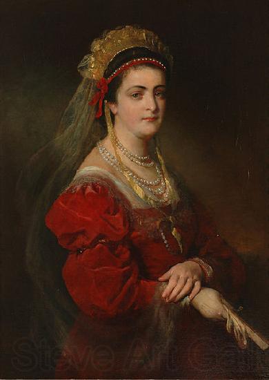 Friedrich von Amerling Portrait of Marie Paterno Spain oil painting art